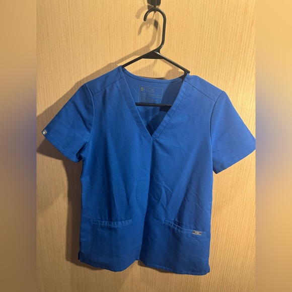 Women’s Figs Technical Collection Royal Blue Scrub Set Top and Bottom Size XS - Picture 2 of 9